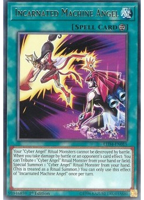 Incarnated Machine Angel — Legendary Duelists: Sisters of the Rose (LED4-015) Yu-Gi-Oh! card Immagine principale del prodotto