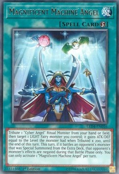 Magnificent Machine Angel - Legendary Duelists: Sisters of the Rose (Rare) [LED4-016] Hoofdafbeelding