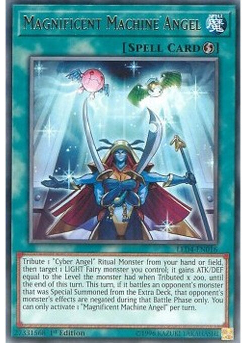 Magnificent Machine Angel — Legendary Duelists: Sisters of the Rose (LED4-016) Yu-Gi-Oh! card Imagen principal del producto