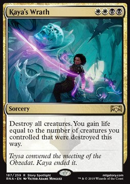 Kaya's Wrath - Ravnica Allegiance (Rare) [RNA-187] Immagine principale del prodotto
