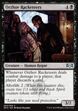 Orzhov Racketeers - Ravnica Allegiance (Uncommon) [RNA-80] Hover Image
