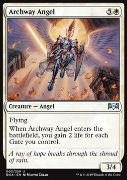 Archway Angel - Ravnica Allegiance (Uncommon) [RNA-3]