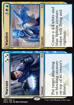 Warrant // Warden - Ravnica Allegiance (Rare) [RNA-230] Imagen principal del producto