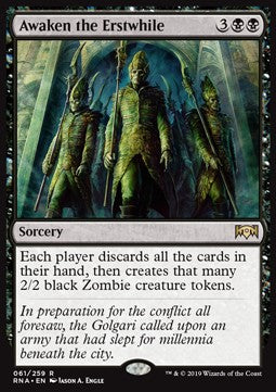 Awaken the Erstwhile - Ravnica Allegiance (Rare) [RNA-61] Imagen principal del producto