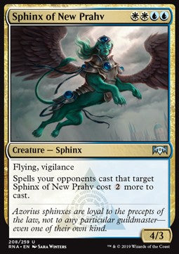 Sphinx of New Prahv - Ravnica Allegiance (Uncommon) [RNA-208] Imagen principal del producto