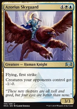 Azorius Skyguard - Ravnica Allegiance (Uncommon) [RNA-155] Immagine principale del prodotto