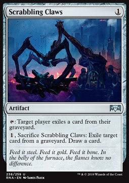 Scrabbling Claws - Ravnica Allegiance (Uncommon) [RNA-238] Immagine principale del prodotto