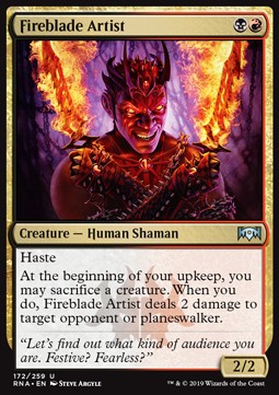Fireblade Artist - Ravnica Allegiance (Uncommon) [RNA-172] Hover Image