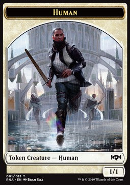 Human Token (White 1/1) - Ravnica Allegiance (Token) [RNA-T01] Imagen principal del producto