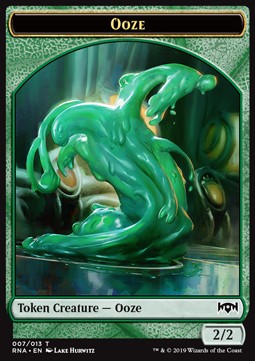 Ooze Token (Green 2/2) - Ravnica Allegiance (Token) [RNA-T07]