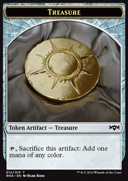 Treasure Token - Ravnica Allegiance (Token) [RNA-T12] Imagen principal del producto