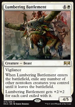Lumbering Battlement - Ravnica Allegiance (Rare) [RNA-15] Imagen principal del producto