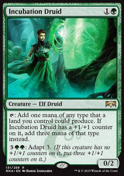 Incubation Druid - Ravnica Allegiance (Rare) [RNA-131] Imagen principal del producto