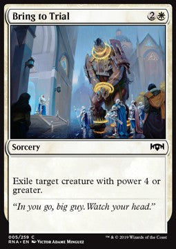 Bring to Trial - Ravnica Allegiance (Common) [RNA-5] Hover Image
