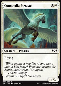 Concordia Pegasus - Ravnica Allegiance (Common) [RNA-7]