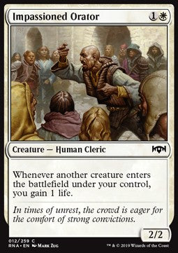 Impassioned Orator - Ravnica Allegiance (Common) [RNA-12] Hauptbild
