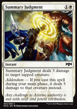 Summary Judgment - Ravnica Allegiance (Common) [RNA-24] Hauptbild