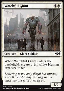 Watchful Giant - Ravnica Allegiance (Common) [RNA-30] Hauptbild