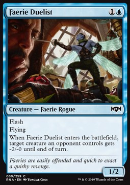 Faerie Duelist - Ravnica Allegiance (Common) [RNA-39] Hover Image