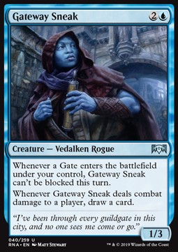 Gateway Sneak - Ravnica Allegiance (Uncommon) [RNA-40] Hauptbild