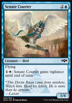 Senate Courier - Ravnica Allegiance (Common) [RNA-50] Hover Image