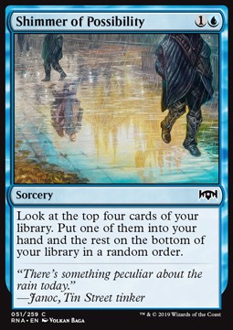 Shimmer of Possibility - Ravnica Allegiance (Common) [RNA-51] Imagen principal del producto