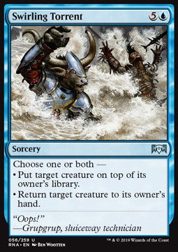 Swirling Torrent - Ravnica Allegiance (Uncommon) [RNA-56] Imagen principal del producto