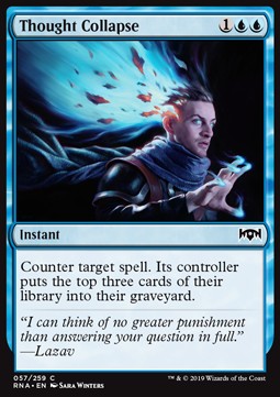 Thought Collapse - Ravnica Allegiance (Common) [RNA-57] Imagen principal del producto