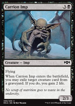 Carrion Imp - Ravnica Allegiance (Common) [RNA-66] Imagen principal del producto