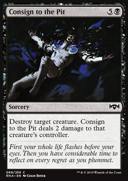 Consign to the Pit - Ravnica Allegiance (Common) [RNA-69] Imagen principal del producto