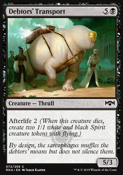 Debtors' Transport - Ravnica Allegiance (Common) [RNA-72]