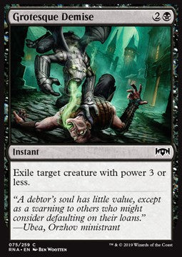 Grotesque Demise - Ravnica Allegiance (Common) [RNA-75] Imagen principal del producto