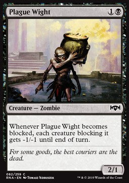 Plague Wight - Ravnica Allegiance (Common) [RNA-82] Imagen principal del producto