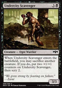 Undercity Scavenger - Ravnica Allegiance (Common) [RNA-88] Imagen principal del producto