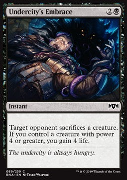 Undercity's Embrace - Ravnica Allegiance (Common) [RNA-89] Imagen principal del producto