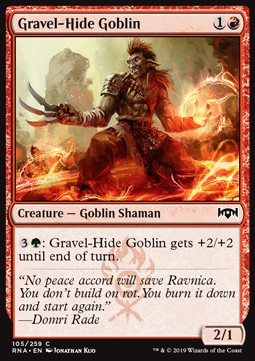 Gravel-Hide Goblin - Ravnica Allegiance (Common) [RNA-105] Imagen principal del producto