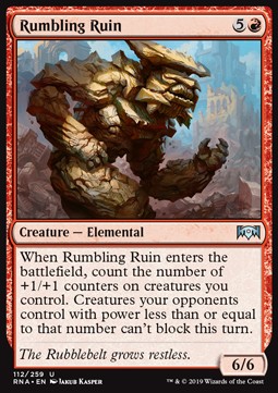 Rumbling Ruin - Ravnica Allegiance (Uncommon) [RNA-112] Imagen principal del producto