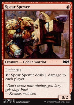 Spear Spewer - Ravnica Allegiance (Common) [RNA-117] Imagen principal del producto
