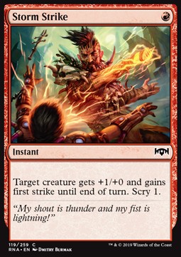 Storm Strike - Ravnica Allegiance (Common) [RNA-119] Hover Image