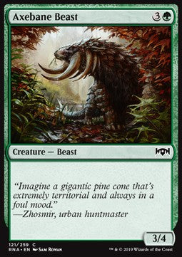 Axebane Beast - Ravnica Allegiance (Common) [RNA-121] Hover Image