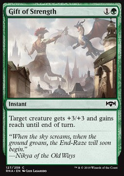Gift of Strength - Ravnica Allegiance (Common) [RNA-127] Imagen principal del producto