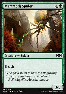 Mammoth Spider - Ravnica Allegiance (Common) [RNA-132] Imagen principal del producto