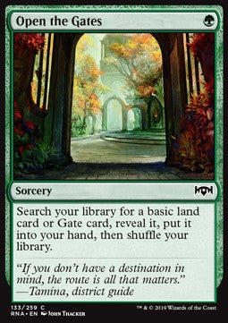 Open the Gates - Ravnica Allegiance (Common) [RNA-133] Hover Image