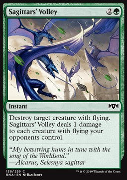 Sagittars' Volley - Ravnica Allegiance (Common) [RNA-138] Imagen principal del producto