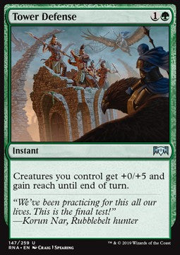Tower Defense - Ravnica Allegiance (Uncommon) [RNA-147] Imagen principal del producto