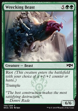 Wrecking Beast - Ravnica Allegiance (Common) [RNA-150] Imagen principal del producto