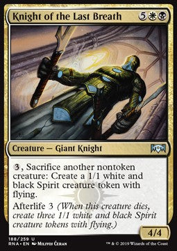 Knight of the Last Breath - Ravnica Allegiance (Uncommon) [RNA-188] Imagen principal del producto