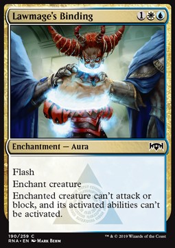 Lawmage's Binding - Ravnica Allegiance (Common) [RNA-190] Hover Image