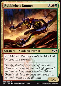 Rubblebelt Runner - Ravnica Allegiance (Common) [RNA-202] Imagen principal del producto