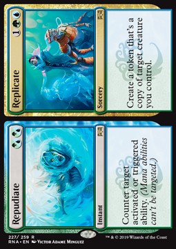 Repudiate // Replicate - Ravnica Allegiance (Rare) [RNA-227] Imagen principal del producto
